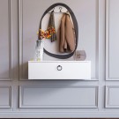 Pure White 70 CM Beyaz Dresuar, MDF