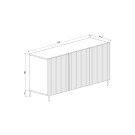 White Line 120 CM Beyaz Konsol, MDF