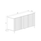 Black Line 120 CM Siyah Konsol, MDF