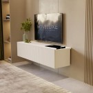 White Line Beyaz TV Ünitesi 120 CM, MDF