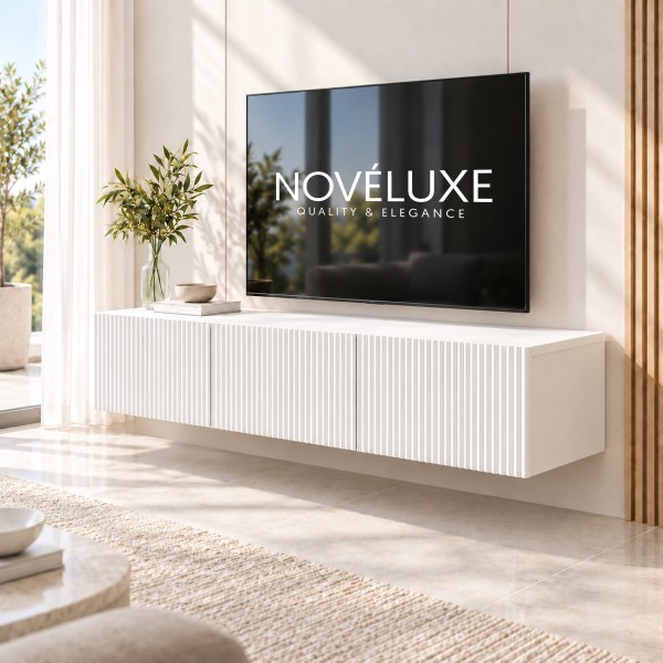 White Line Beyaz TV Ünitesi 120 CM, MDF