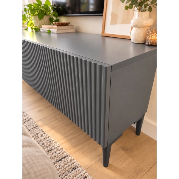 Anthracite Line 160 CM Antrasit TV Ünitesi, MDF