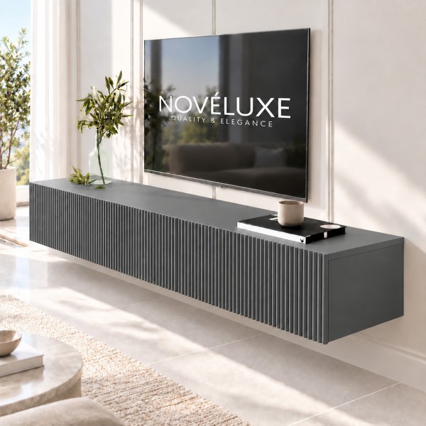 Anthracite Line 160 CM Antrasit TV Ünitesi, MDF