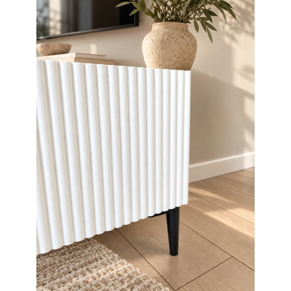 White Line Beyaz TV Ünitesi 160 CM, MDF
