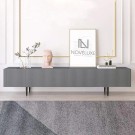 Anthracite Line 200 CM Antrasit TV Ünitesi, MDF