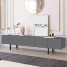 Pure Anthracite 200 CM Antrasit TV Ünitesi, MDF