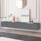 Pure Anthracite 200 CM Antrasit TV Ünitesi, MDF