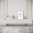 White Line Beyaz TV Ünitesi 200 CM, MDF