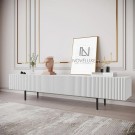 White Line Beyaz TV Ünitesi 200 CM, MDF