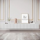 White Line Beyaz TV Ünitesi 200 CM, MDF