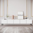 Pure White Beyaz TV Ünitesi 200 CM, MDF