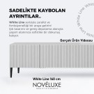 White Line Beyaz TV Ünitesi 160 CM, MDF